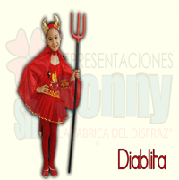 Disfraz infantil diablita Disfraz infantil diablita