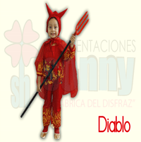 disfraz infantil de diablo