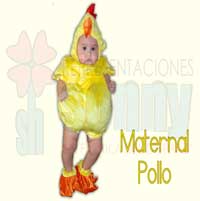 disfraz maternal de pollo