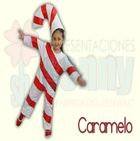 Disfraz infantil caramelo