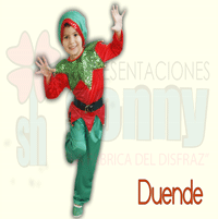 Disfraz infantil duende