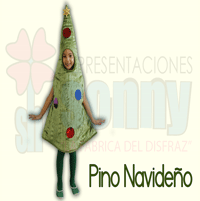 disfraz infantil pino navideño