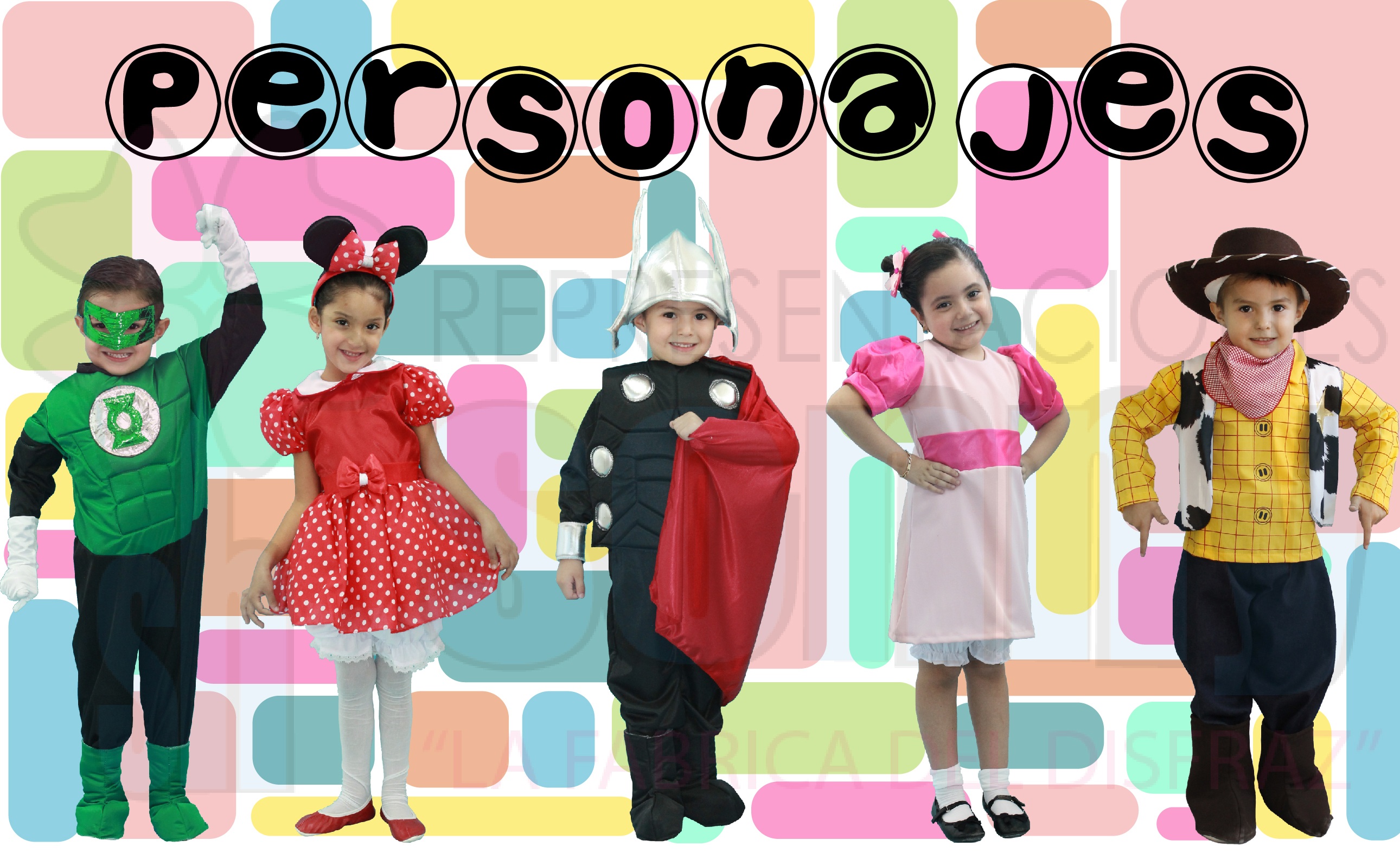 Click aqu&iacute; para ver los disfraces infantiles de personajes