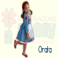 disfraz infantil de orata, disfraz infantil de orata