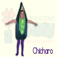 disfraz infantil de chicharo