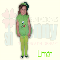 disfraz infantil de limon