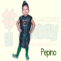 disfraz infantil de pepino