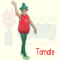 disfraz infantil de tomate