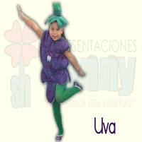 disfraz infantil de uva
