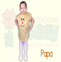 disfraz infantil de papa