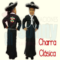 disfraz de charra clasica lentejuela