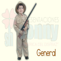 disfraz infantil de general disfraz infantil de general