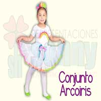 Disfraz infantil de arcoiris Disfraz infantil de arcoiris
