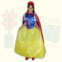 Disfraz infantil de amarilloo con azul Disfraz infantil de amarillo con azul